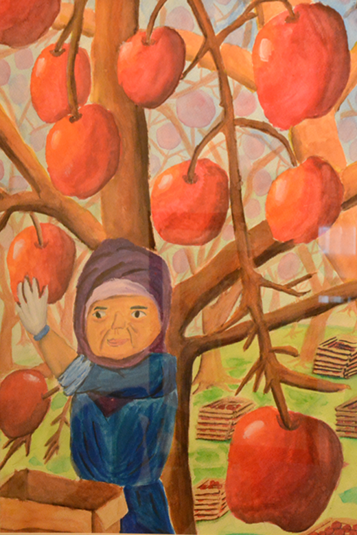 「蘋果豐收了」王宗洧作品