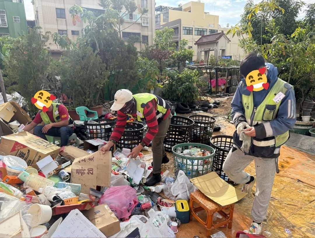 社會勞動人垃圾分類