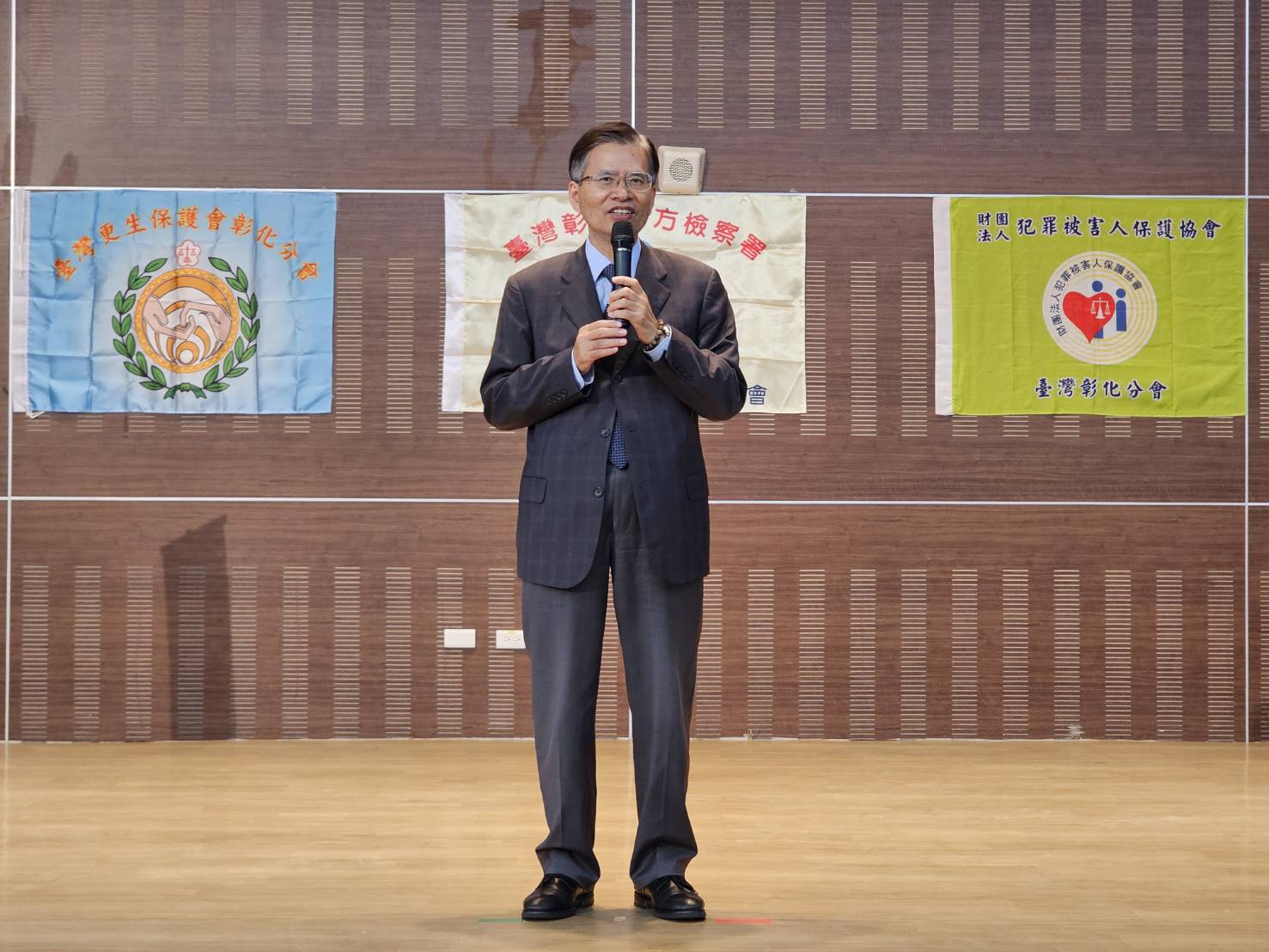 臺中高分檢林錦村檢察長致詞。