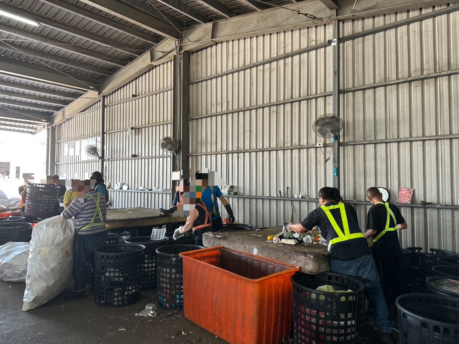 資源回收現場照片