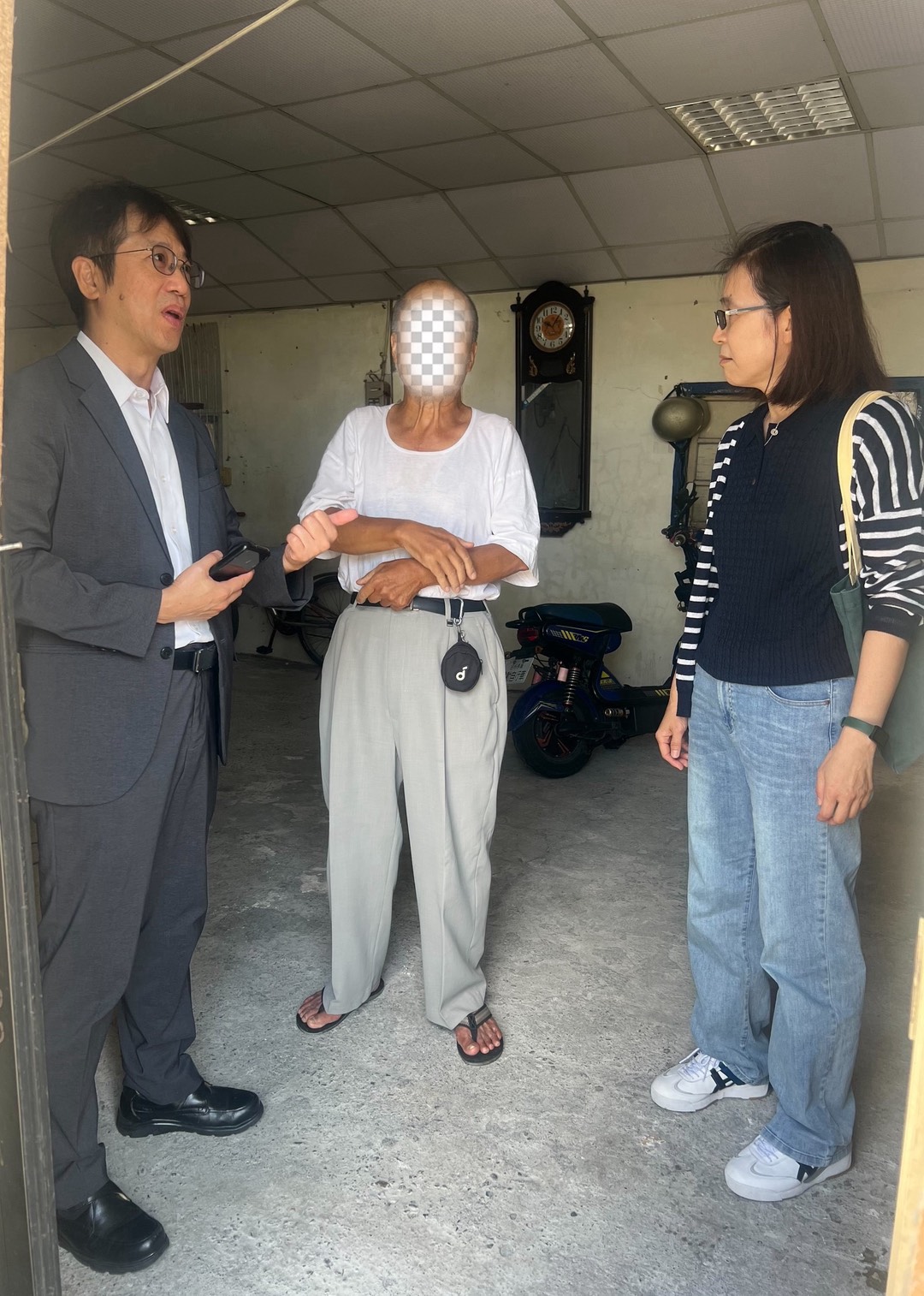 檢察長關心個案生活狀況